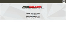 Tablet Screenshot of carwraps1.com